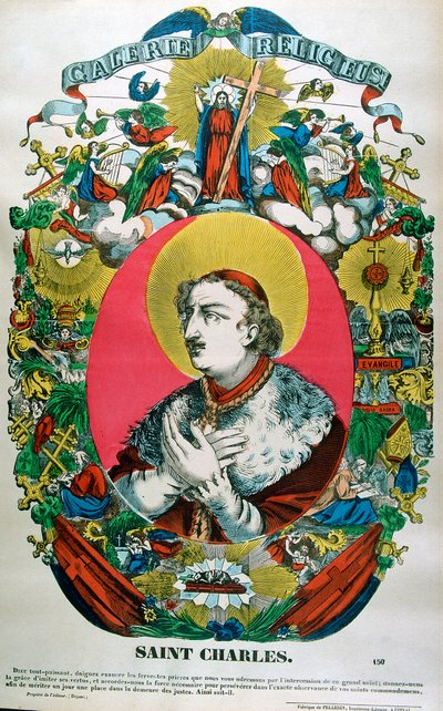 Saint Charles Borromée, prêtre italien du 16ème siècle - Unbekannt