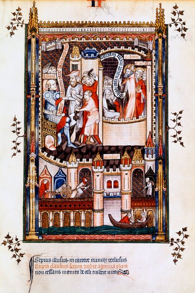 Saint Denis, Saint Rusticus et Saint Eleutherius en prison, 1317 - Unbekannt