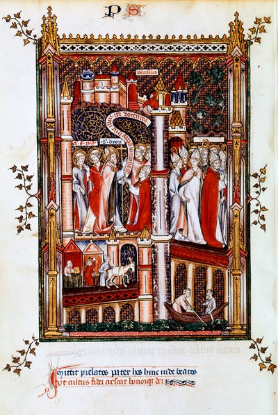 Saint Denis envoie des missionnaires, 1317 - Unbekannt