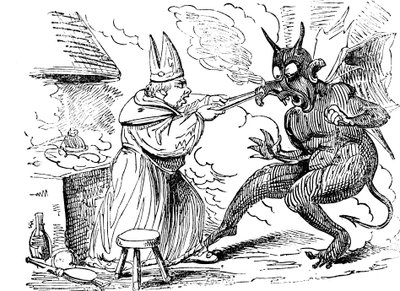 Saint Dunstan et le diable, 1826 - Unbekannt