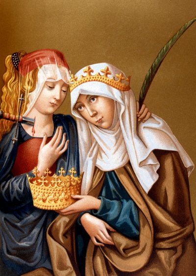 Sainte Élisabeth de Hongrie et Sainte Lucie, 1878 - Unbekannt
