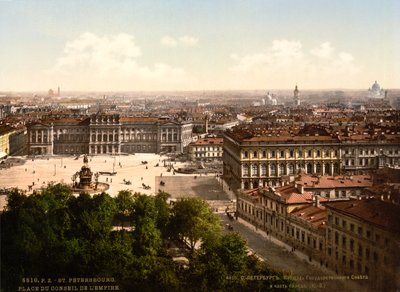 Place Saint-Isaac, Saint-Pétersbourg, Russie, vers 1890-1905 - Unbekannt