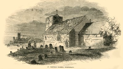 Église Saint-Martin, Canterbury, Kent, vers 1850 - Unbekannt