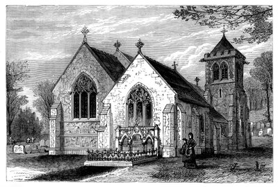 Église Saint-Michel et la tombe de Benjamin Disraeli 1804-1881, fin du 19e siècle - Unbekannt