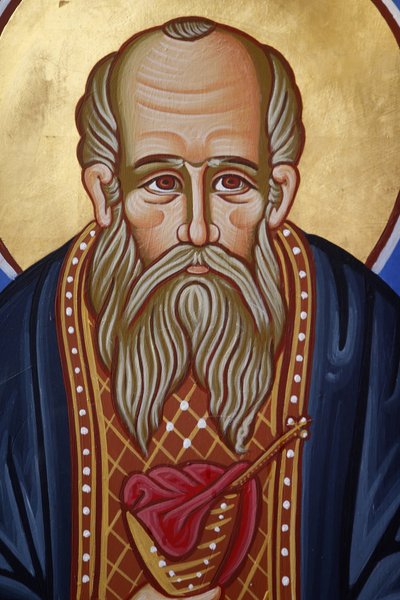 Fresque de Saint Nicolas dans l