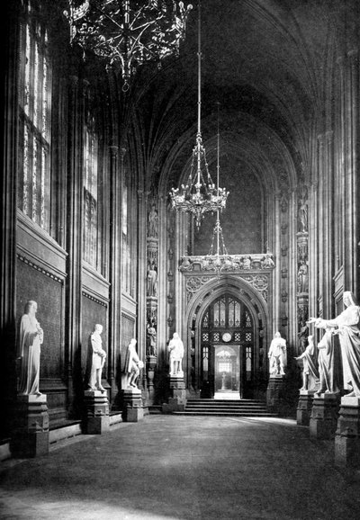 Salle Saint-Étienne, Palais de Westminster, Londres, vers 1905 - Unbekannt
