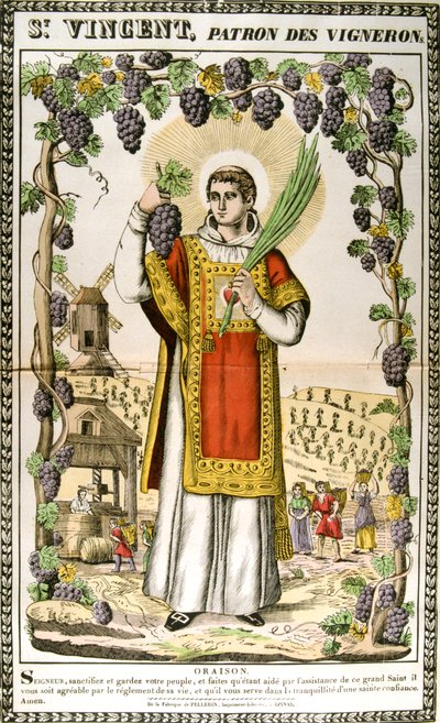 Saint Vincent, martyr chrétien espagnol, XIXe siècle - Unbekannt