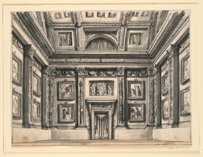 Décor de scène, intérieur du palais - Unbekannt