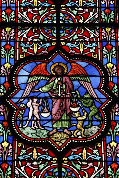 Vitrail dans la cathédrale Notre-Dame de Bayeux, Bayeux, France - Unbekannt