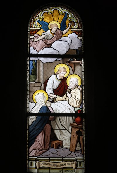 Église Notre-Dame du Rosaire : Saint Joseph, patron de la mort, Saint-Ouen - Unbekannt