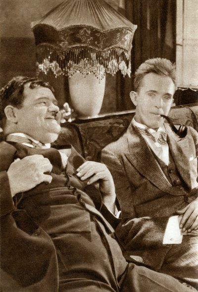 Stan Laurel et Oliver Hardy, duo comique américain, 1933 - Unbekannt