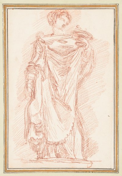 Figure masculine debout en chiton - Unbekannt