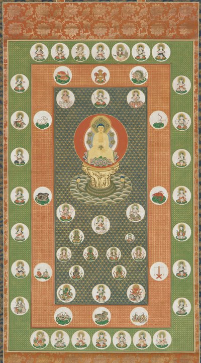 Mandala étoilé, période Edo, 1615-1868 - Unbekannt