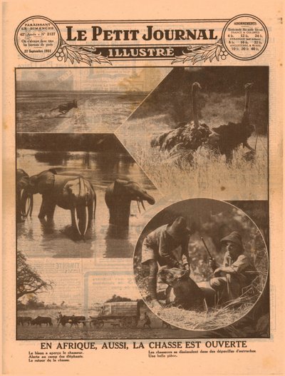 Début de la saison de chasse africaine, 1931 - Unbekannt