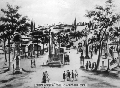 Statue de Charles III, 1903, années 1920 - Unbekannt