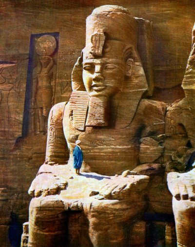 Statue de Ramsès II à Abou Simbel, Égypte, 1933-1934 - Unbekannt