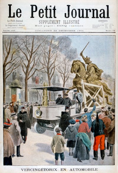 Statue de Vercingétorix en transit, France 1901 - Unbekannt