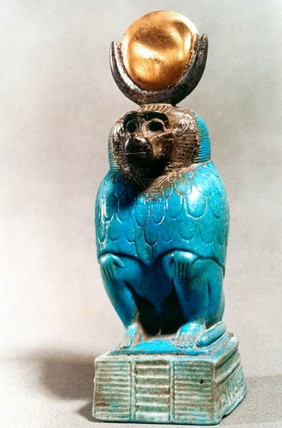 Statue du dieu égyptien Thot en forme de babouin - Unbekannt