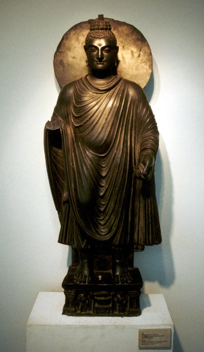 Statue du Bouddha, de Garvara, Inde, 2e siècle - Unbekannt