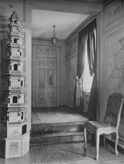 Escaliers menant du hall à la porte de la salle à manger, maison de Mme WK Vanderbilt, New York, 1924 - Unbekannt