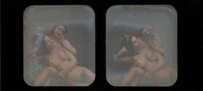 [Vue stéréographique de deux femmes nues] - Unbekannt