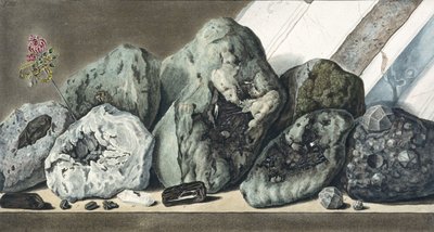 Pierres et cristaux du mont Vésuve, vers 1770 - Unbekannt