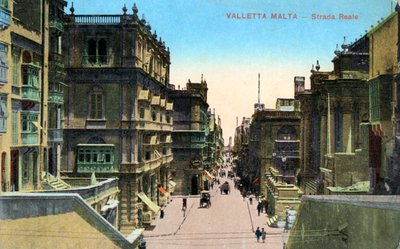 Strada Reale, La Valette, Malte, 20e siècle - Unbekannt