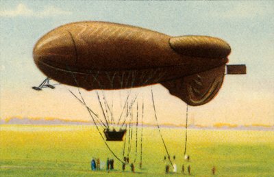 Ballon de barrage profilé avec panier, 1918, 1932 - Unbekannt