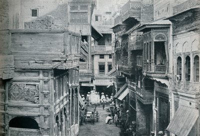 Rue à Lahore, la capitale du Panjab, vers 1942 - Unbekannt