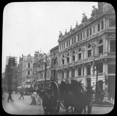 Scène de rue, Rio de Janeiro, Brésil, fin du XIXe ou début du XXe siècle - Unbekannt