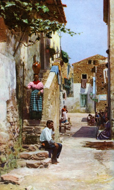 Scène de rue, Taormina, Sicile, Italie - Unbekannt