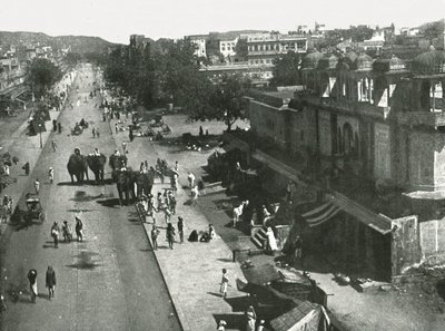 Scène de rue dans la ville de Jaipur, Inde - Unbekannt