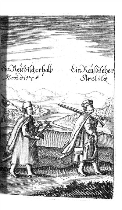 Streltsy de Georg Adam Schleissing Derer beyden Czaaren in Reussland Iwan und Peter Alexewiz, 1693 - Unbekannt