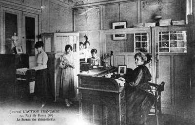 Bureau des abonnements du journal L