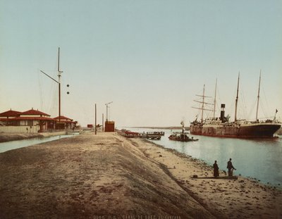 Canal de Suez à El Qantara, vers 1900 - Unbekannt