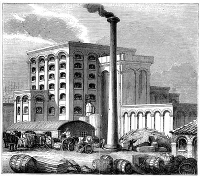 Raffinerie de sucre, Southampton, Angleterre, ouverte en 1851 - Unbekannt