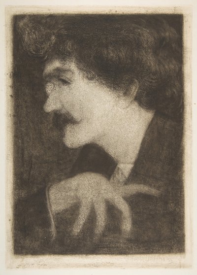 Suggestion par Whistler pour son portrait, 1870s - Unbekannt