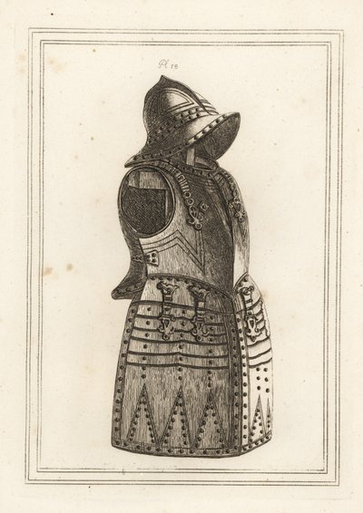 Armure noire ou arquebusière - Unbekannt