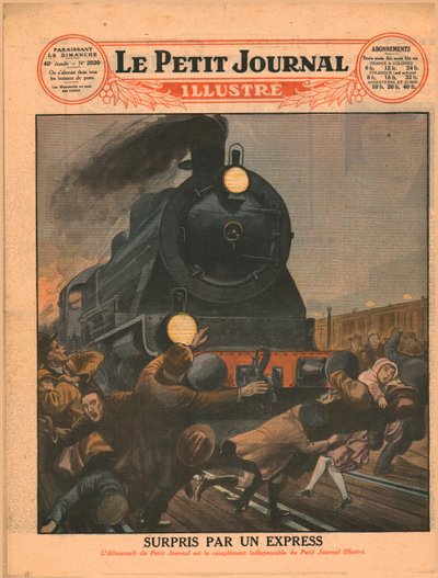 Surpris par un express, 1929 - Unbekannt