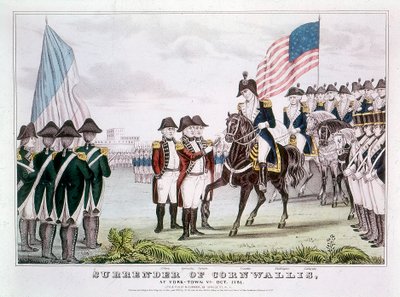 Reddition de Cornwallis, Yorktown, Virginie, 1781 - Unbekannt