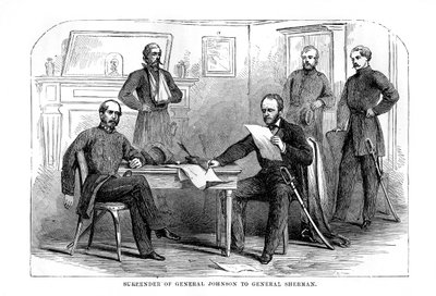 Reddition du général Johnston au général Sherman, 26 avril 1865, 1872 - Unbekannt