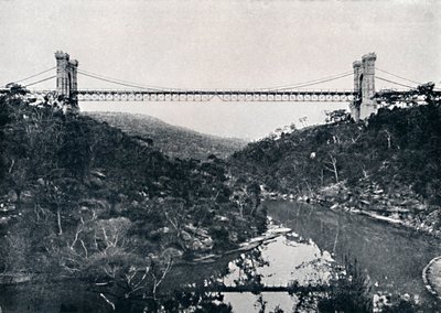 Pont suspendu, Middle Harbour, c1900 - Unbekannt