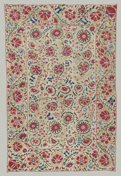 Suzani : rideau ou couvre-lit, vers 1800 - Unbekannt