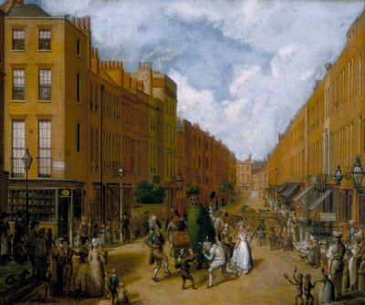 Jour des ramoneurs à Upper Lisson Street, Paddington, fin des années 1830 - Unbekannt