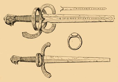 Épée, dague et anneau du roi Jacques IV, d