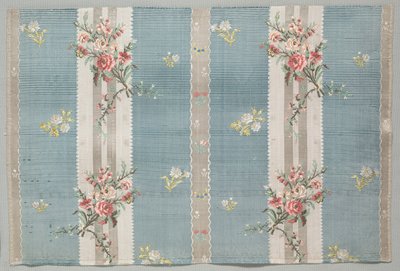 Fragment de taffetas, fin des années 1700 - Unbekannt