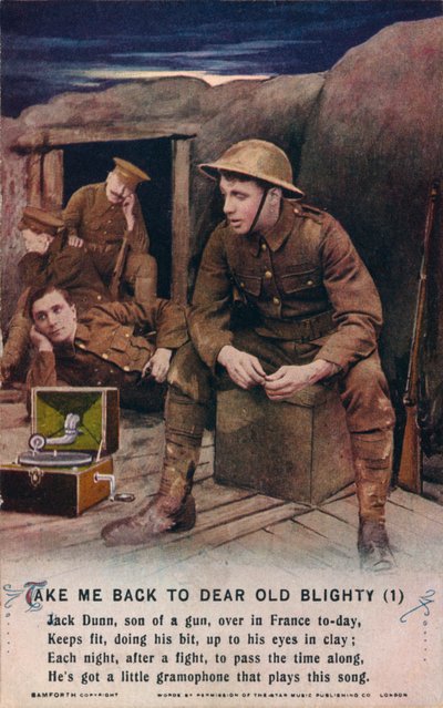 Ramène-moi à Dear Old Blighty 1, vers 1916 - Unbekannt