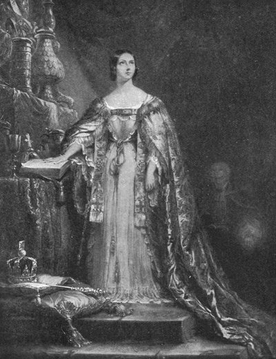 Prêter serment pour maintenir la foi protestante lors de son couronnement, 28 juin 1838 - Unbekannt