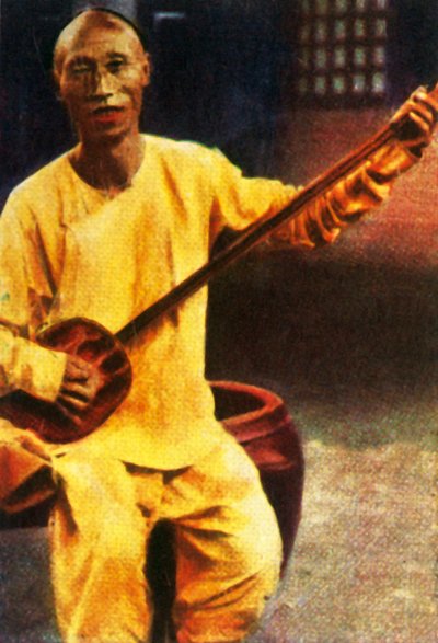 Musicien de maison de thé, Chine, c1928 - Unbekannt