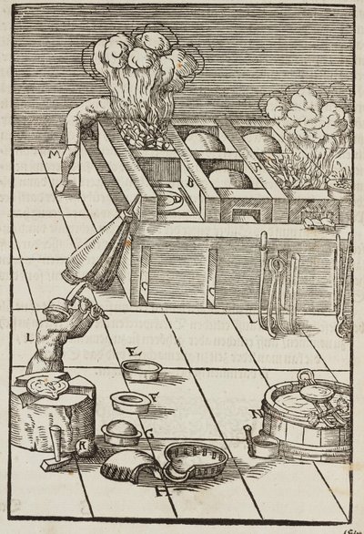 Technique et instruments pour chauffer le minerai d